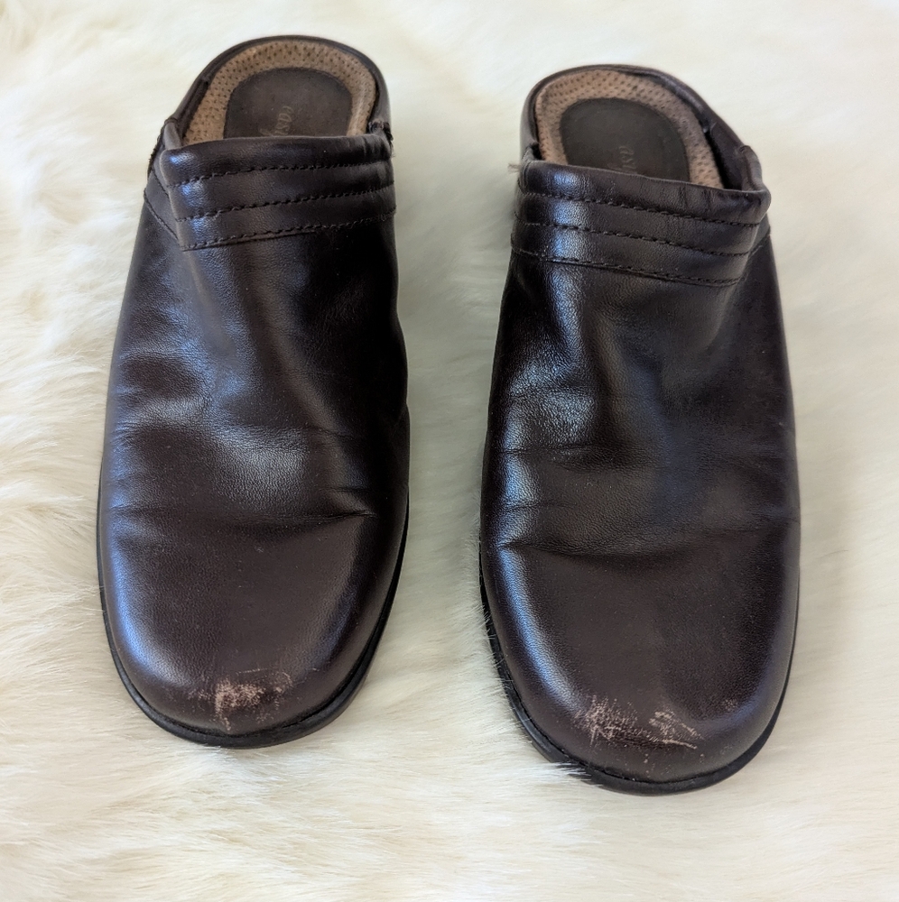 Vintage 90s Easy Spirit Brown Comfort Slip On Shoes Women’s Size 6.5 | Work Shoe